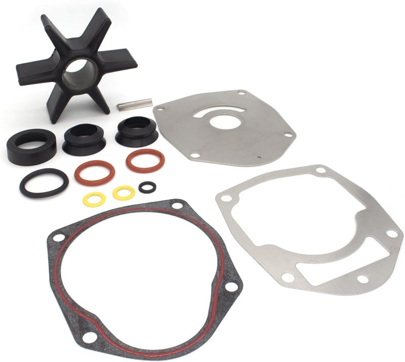 QUICKMARINER QuickMarine 8M0100526 Water Pump Impeller Repair Kit for Mercury Marine Force 30-300 HP Outboard Motors & MerCruiser Alpha 1 Gen 2 Drives Replacement 47-43026Q06 Sierra 18-3265 Boat Engine - Image 3
